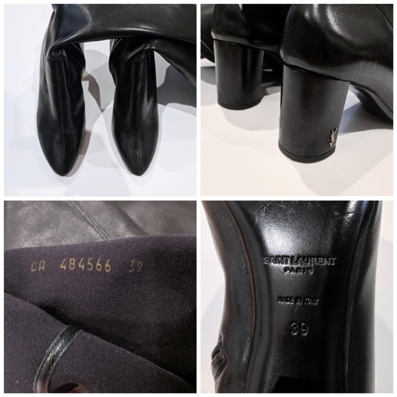 SALE!😍SAINT LAURENT🎀Loulou🎀OTK Thigh High Boots - Picture 4 of 8